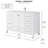Anvay 48 in. Single Sink Freestanding Bathroom Vanity in Matte White with Carrara Quartz Top-693936826-691918557