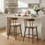 Tabouret de comptoir rembourré Alva-961236049