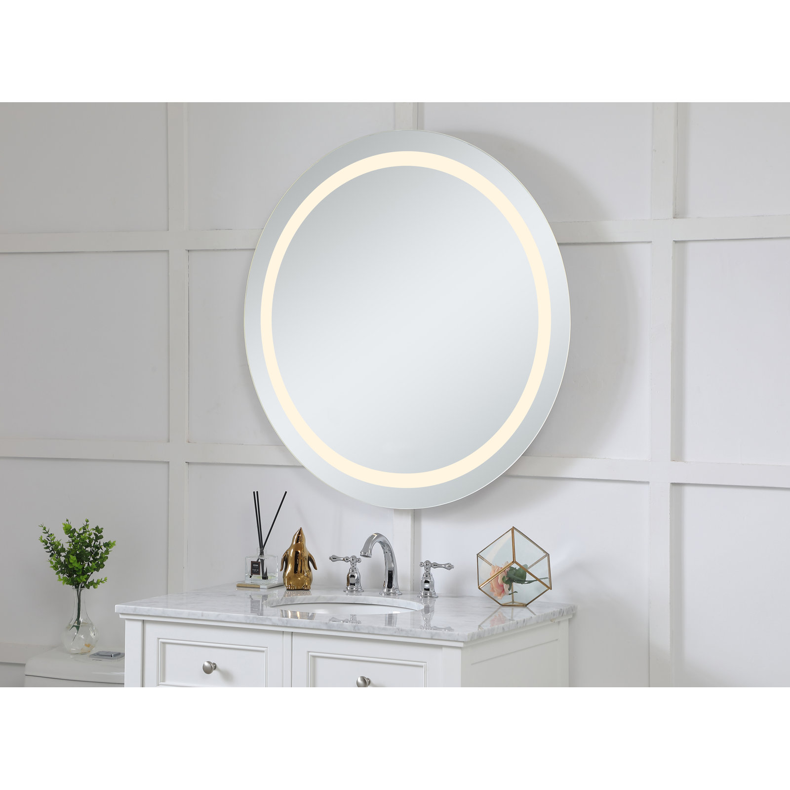 Bellemoor 36" Accent Mirror, 36" H x 36" W