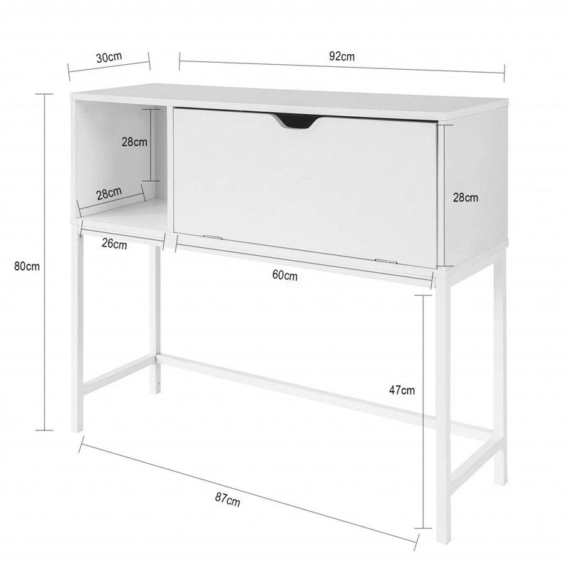 Annam 92cm Console Table