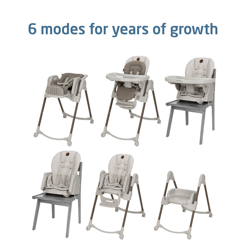 Maxi-Cosi Minla 6-in-1 High Chair, Classic Truffle