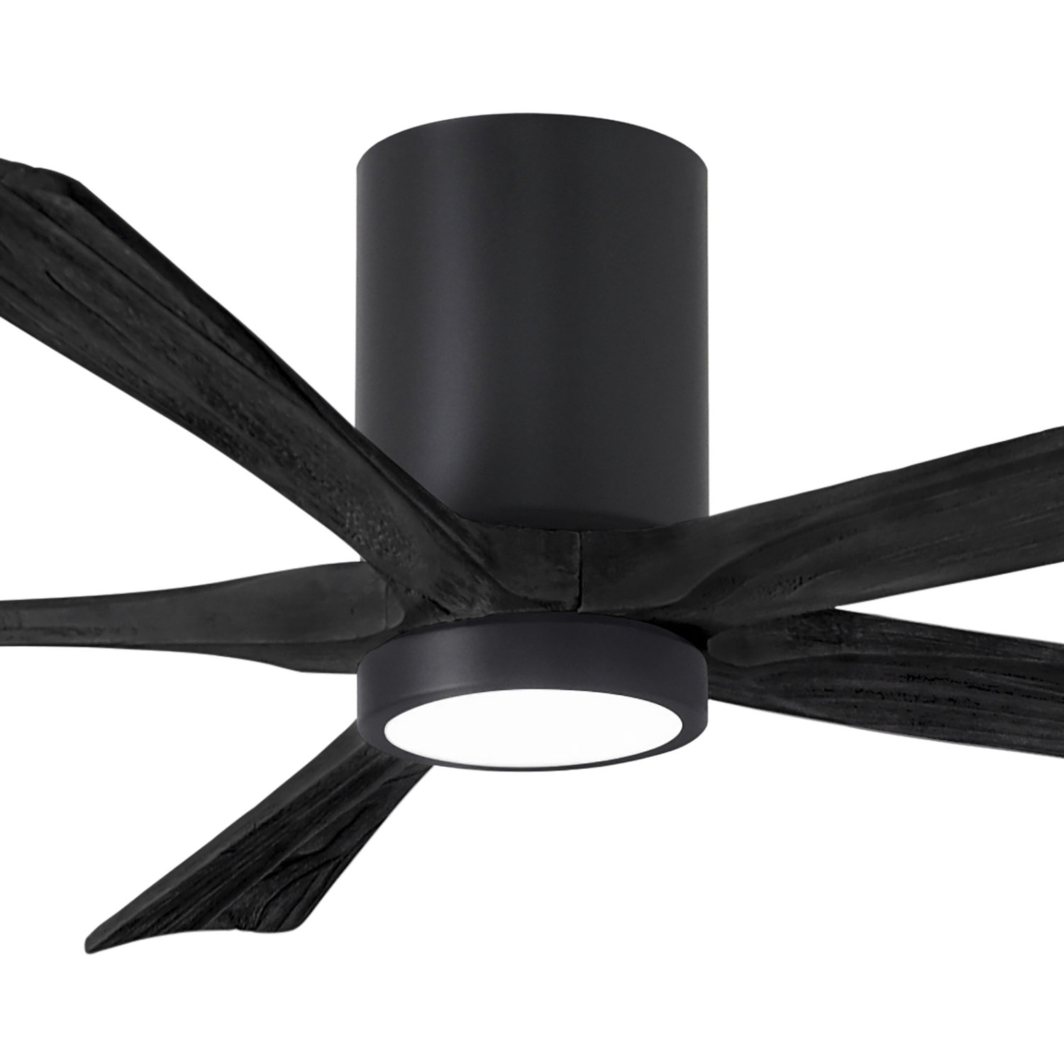 Irene 60" Ceiling Fan with LED Light Kit, Matte Black, Matte Black, 60"