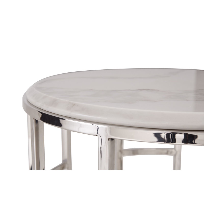 Galgorm Parks Marble Top End Table