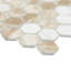 Eterna 1" x 1" Straight Edge Glass Mosaic Wall And Floor Tile-119116832