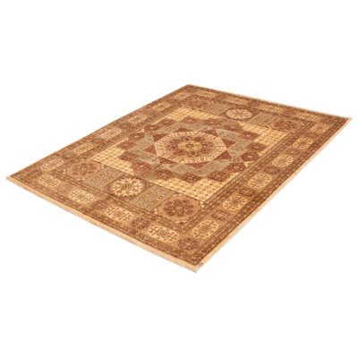 One-of-a-Kind 8' X 10' New Age Wool Area Rug in