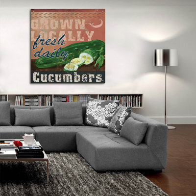 «Farm Fresh 4» par Fiona Stokes-Gilbert, art mural en verre acrylique
