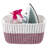 Simplify Polypropylene Decorative Basket-174095574-174095571-241674163