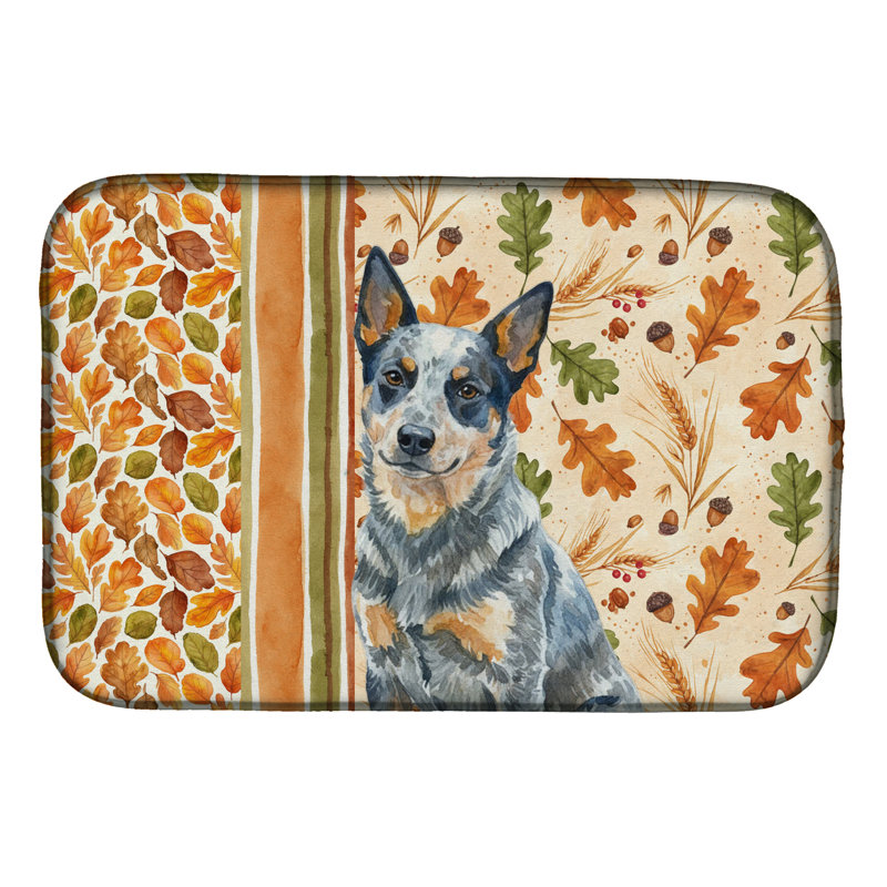 Tapis de séchage d'automne Blue Heeler
