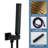 9.84" Solid Brass Thermostatic Complete Shower System with Rough in-Valve-98142421