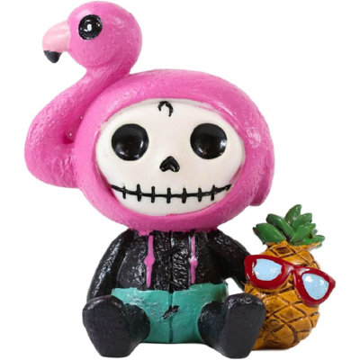Figurine squelette de flamant Dagrunn
