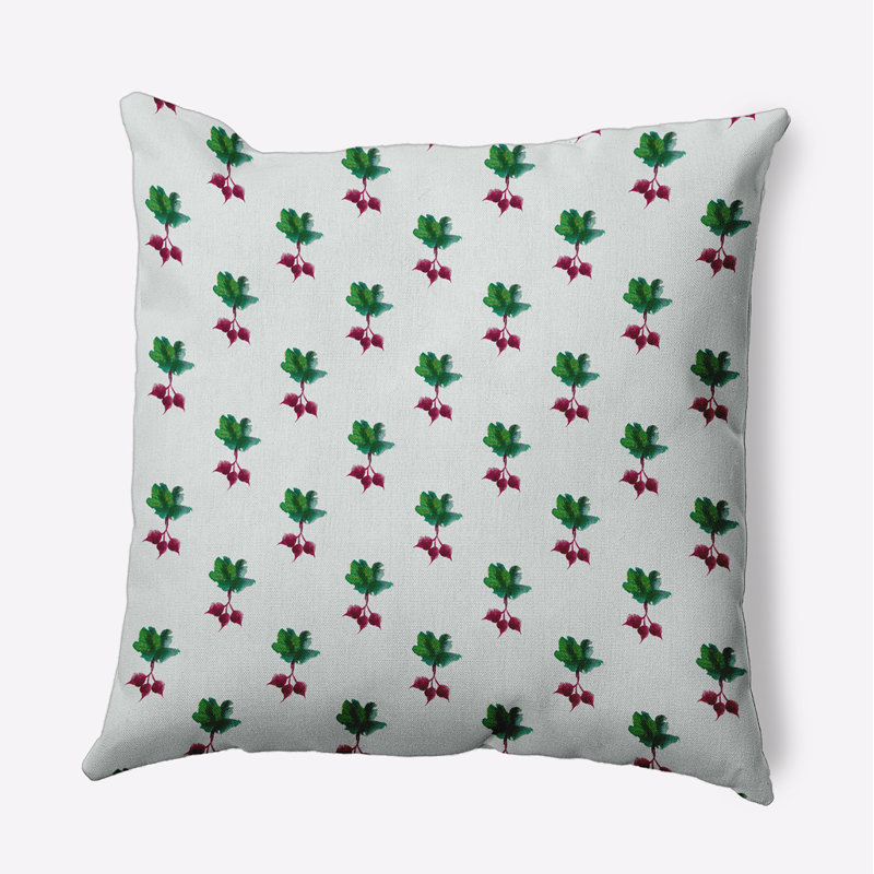 Floral Polyester Throw Pillow, 26" H x 26" W, Square