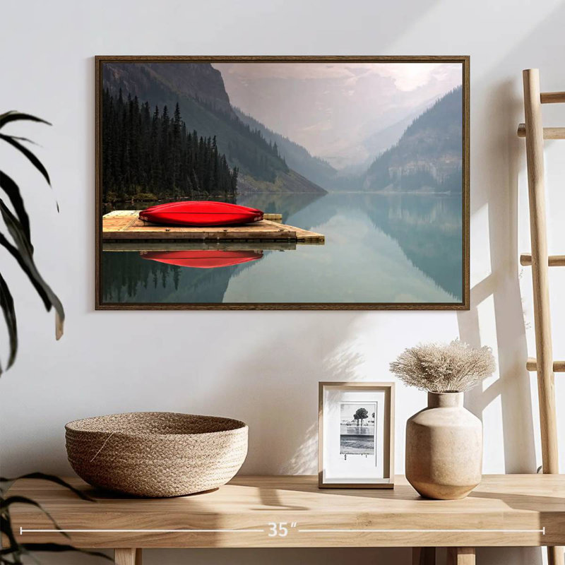 Mountain Lake Kayak, 37 po x 25 po, Cadre flottant en noyer