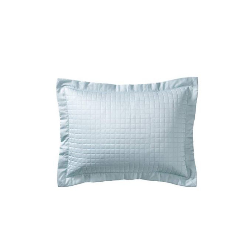 Cotton Sham Set, Azure, Standard/Twin