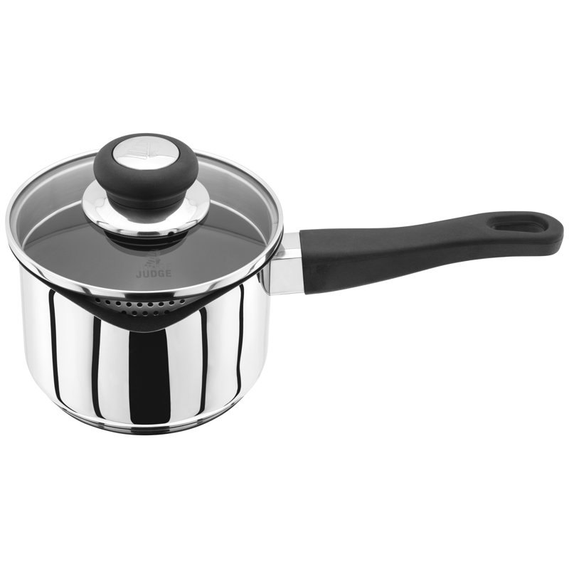 Vista Stainless Steel Saucepan with Lid, 3.1 L