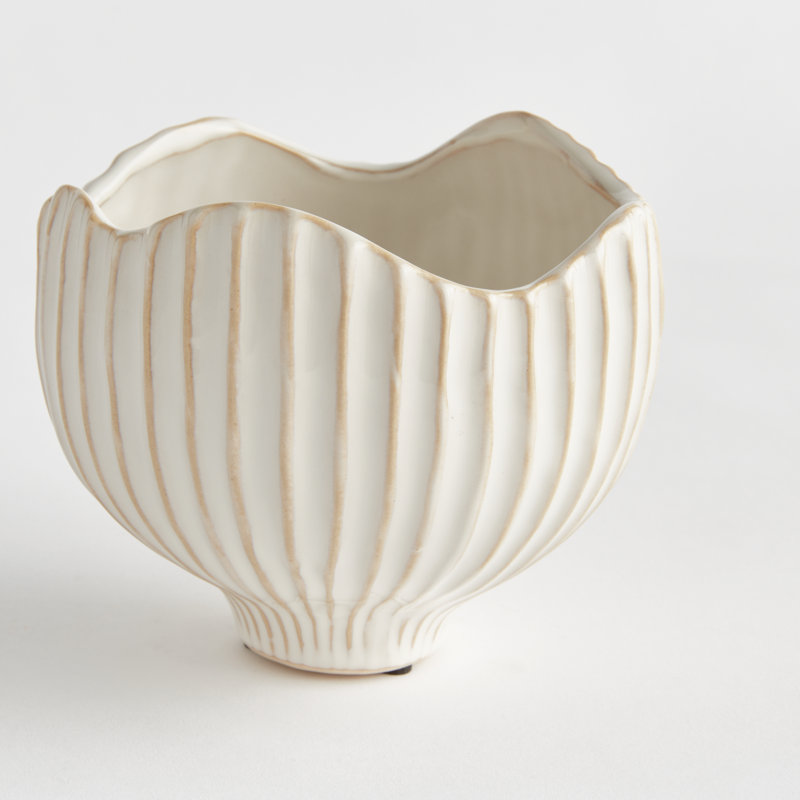 Conservatory Handmade Ceramic Planter, White