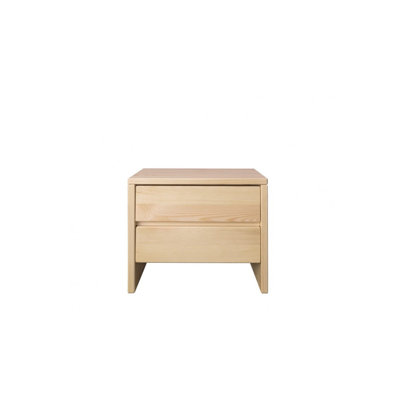 Herondina 50cm W Solid Wood Bedside Table