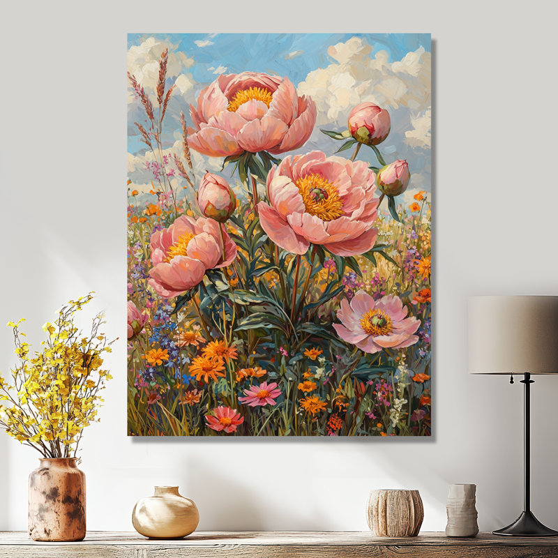 Barfield - art mural floral, H 20 po x l 12 po, Toile tendue, Ne s’applique pas