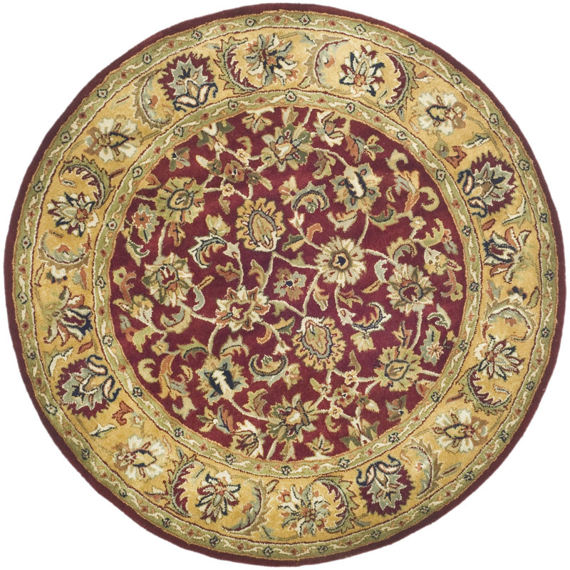 Alger Classic Hand Tufted Wool Oriental Rug, Round 8'
