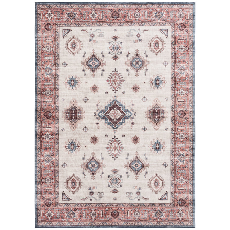 Guitta Washable Oriental Indoor Rug