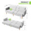 Canapé-lit futon convertible Mid-Century-464913302