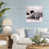 Giclée encadrée blanc bord de mer