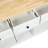 Kitchen Cart With Rubber Wood Drop-Leaf Countertop, Storage Cabinet, 3 Drawers & 5 Wheels, Perfect For Additional Prep Space And Organization-156524164