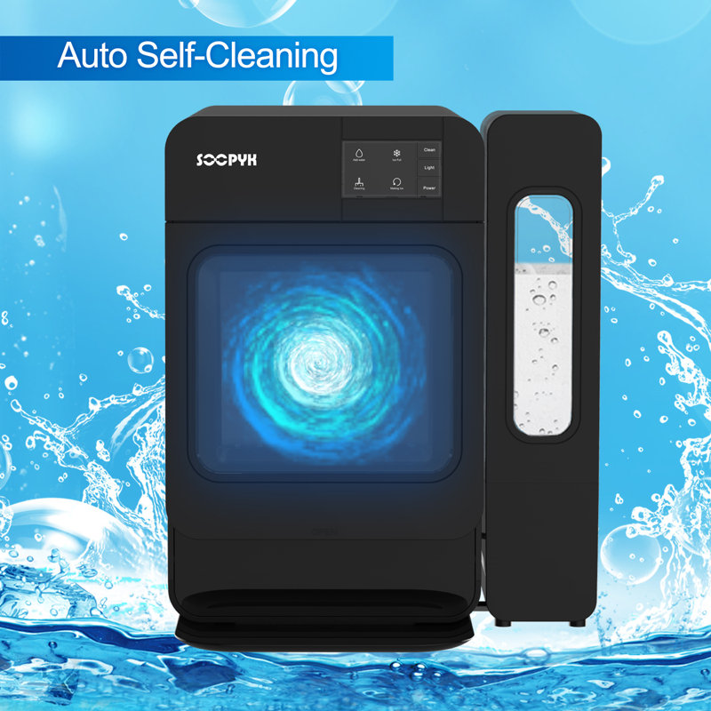 Soopyk 33 Lb. Daily Production Nugget Clear Ice Portable Ice Maker