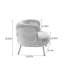 Fauteuil de loisir rétro en molleton agneau.-1618769275