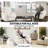 Upholstered Extra Wide Power Recliner With Pillow Arms-2010601221