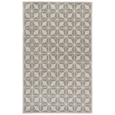 Isaac Mizrahi Hand Tufted Wool Geometric Rug