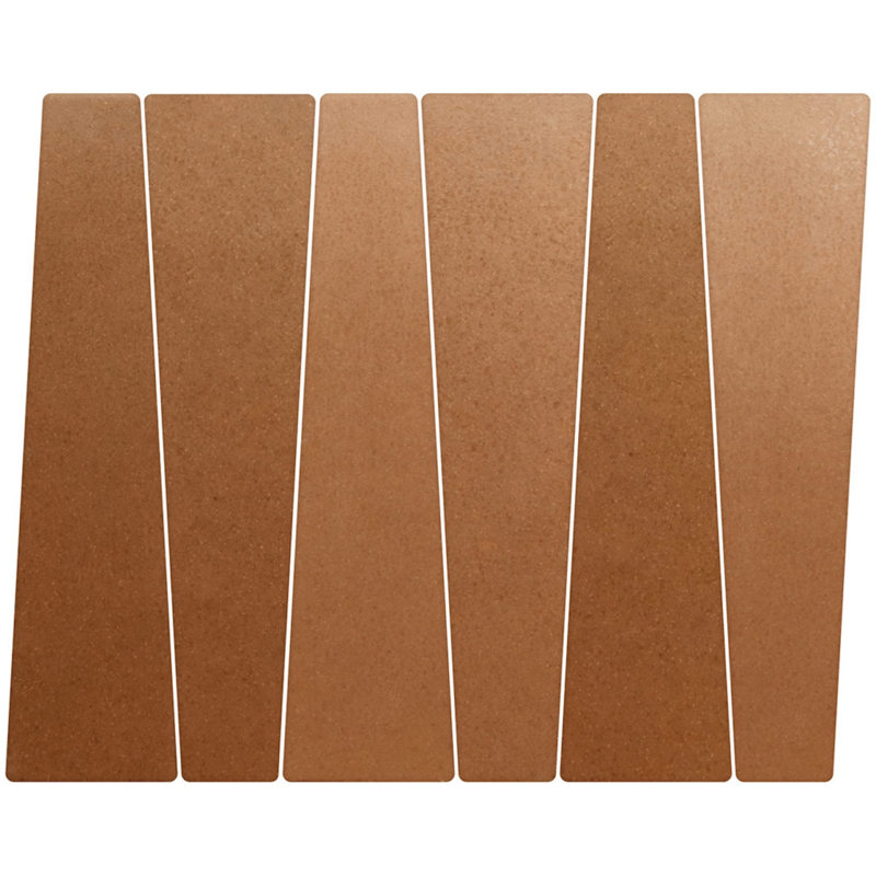 Bamboo | 2.5"X9" Porcelain Trapezoid Floor & Wall Tile, Cotto Barro