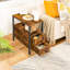 Ohanko 30cm W Iron Bedside Table