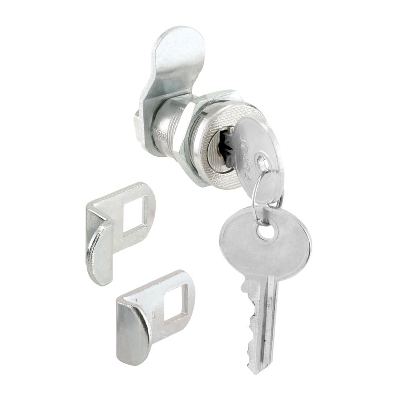 Metal Lock, 3.85" H x 2.4" W x 1.25" D