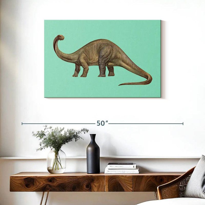 Crowle Brontosaurus Illustration, 24" H x 36" W