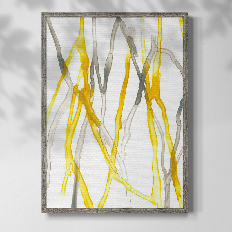 Runnel XIX Framed Print - Solid Wood, 11" H x 9" W
