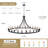Hendon 30- Light Large Farmhouse Wagon Wheel Chandelier Candle Style Rustic Round Lights Fixture for Kitchen Island Living Room Foyer Entryway-109264151-118698416