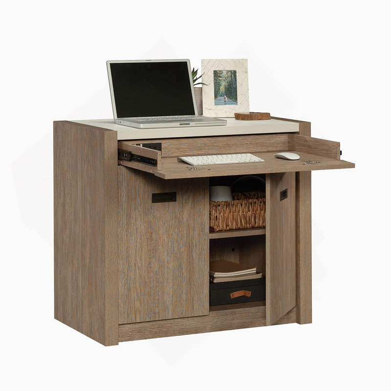 Base de bibliothèque, finition brune