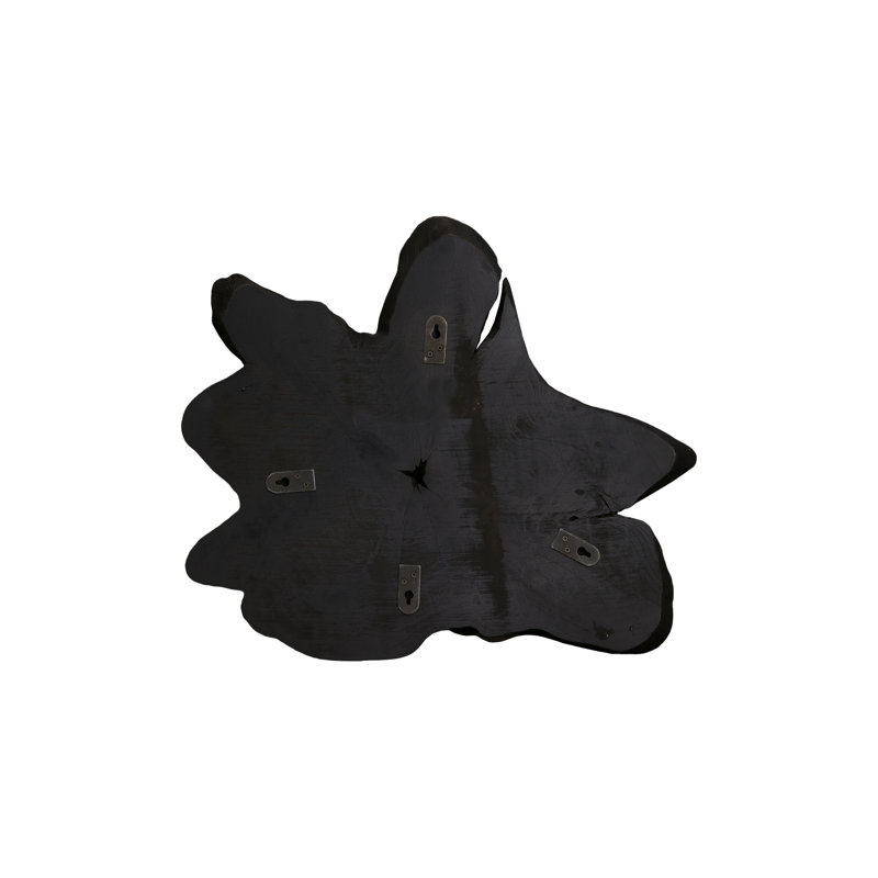 Teak Slice Wall Décor, Lg, Black