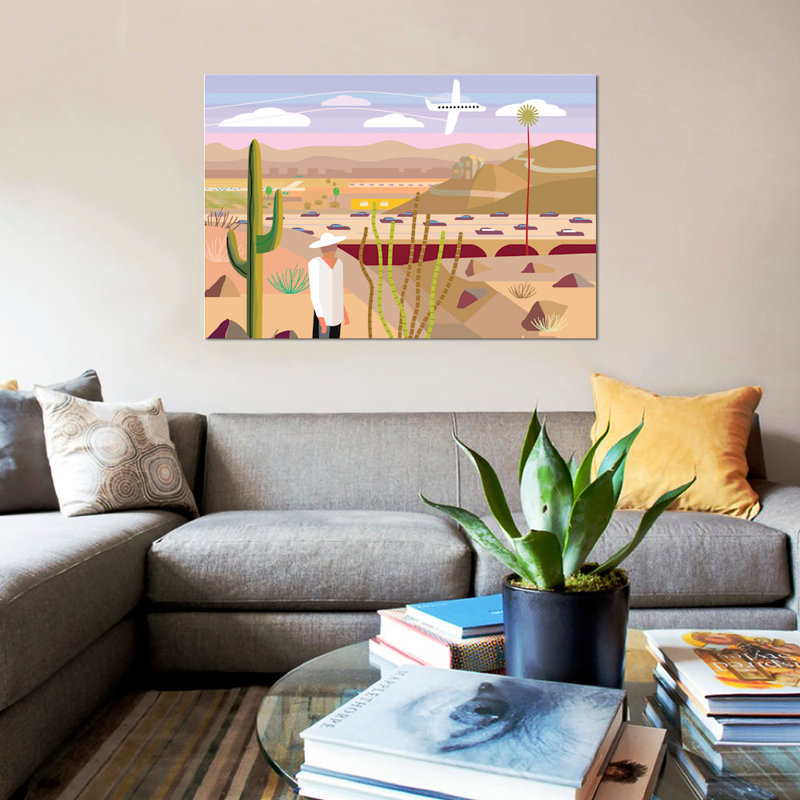 «Scottsdale», reproduction d'impression sur toile, H 8 po x l 12 po x P 0,75 po, Toile tendue, Pas de tapis