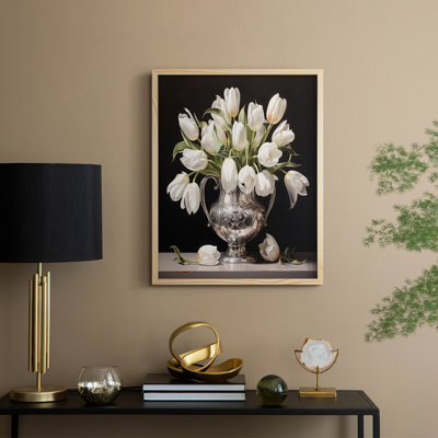 Reproduction encadrée FLORAL Series DCCIVV - bois massif