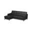 Falkirk Leather Corner Sofabed-169230811-169230808