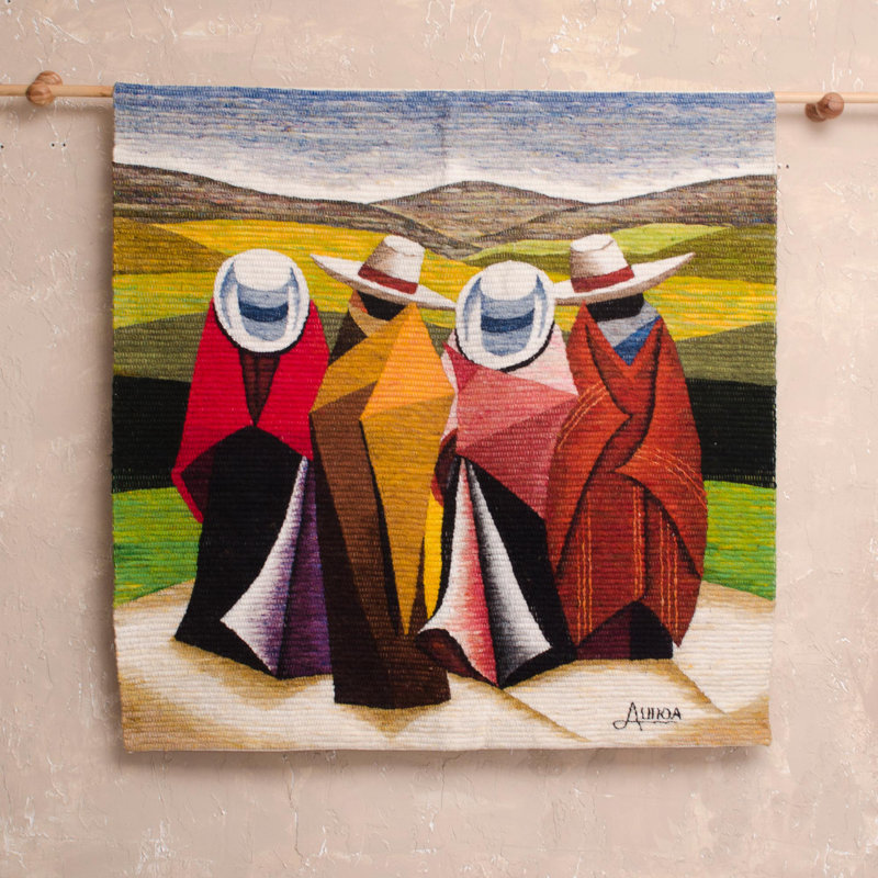 Hand Woven Wool Wall Hanging