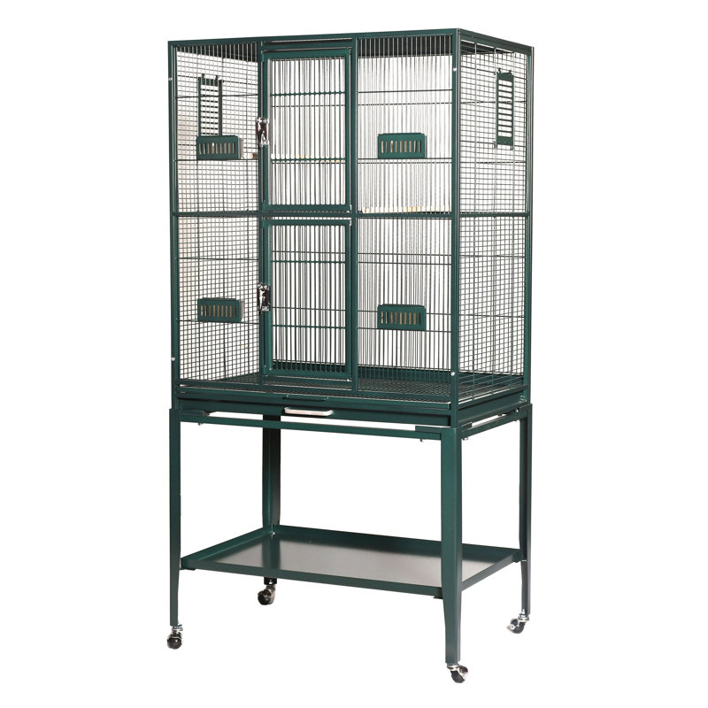 Cage de vol moyenne - vert par HQ, Vert