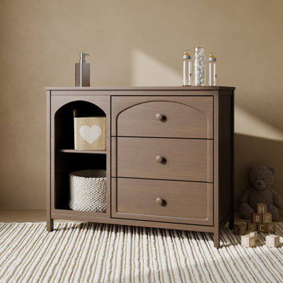 Commode combinée 3 tiroirs Olivia