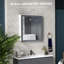 Armoire de rangement de salle de bain murale, armoire à pharmacie, armoire de salle de bain moderne avec miroir-795150373