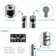 R.W.FLAME 360 Degree Oscillating Tower Fan with Quiet Cooling, 24H Timer, Remote Control, 8 Wind Speed