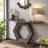 Ethereal 55.1" Farmhouse Wood Console Table-316320002