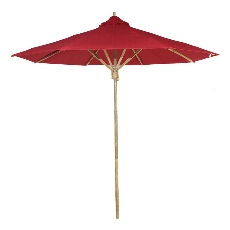 Parasol de marché 7,6' Coleridge, rouge