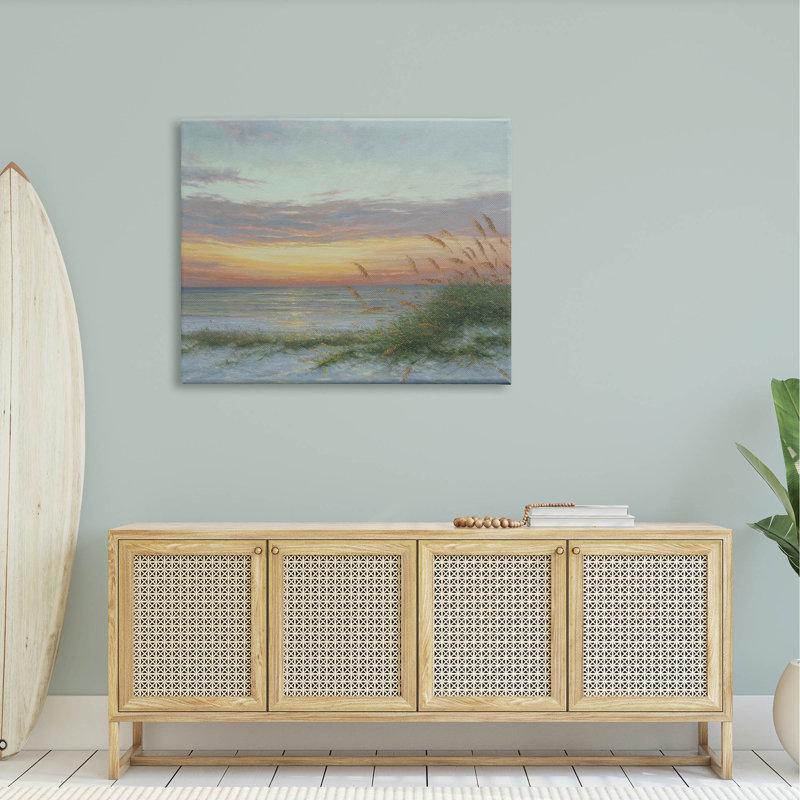 «Coastal Beach Summer Sunset» par Martin Figlinski, H 36 po x l 48 po x P 1,5 po