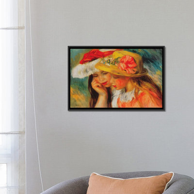 "Deux soeurs" par Pierre-Auguste Renoir, reproduction d'art sur toile